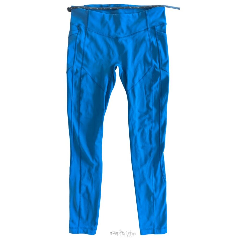 LULULEMON All The Right Places II luxtreme blue leggings size 8